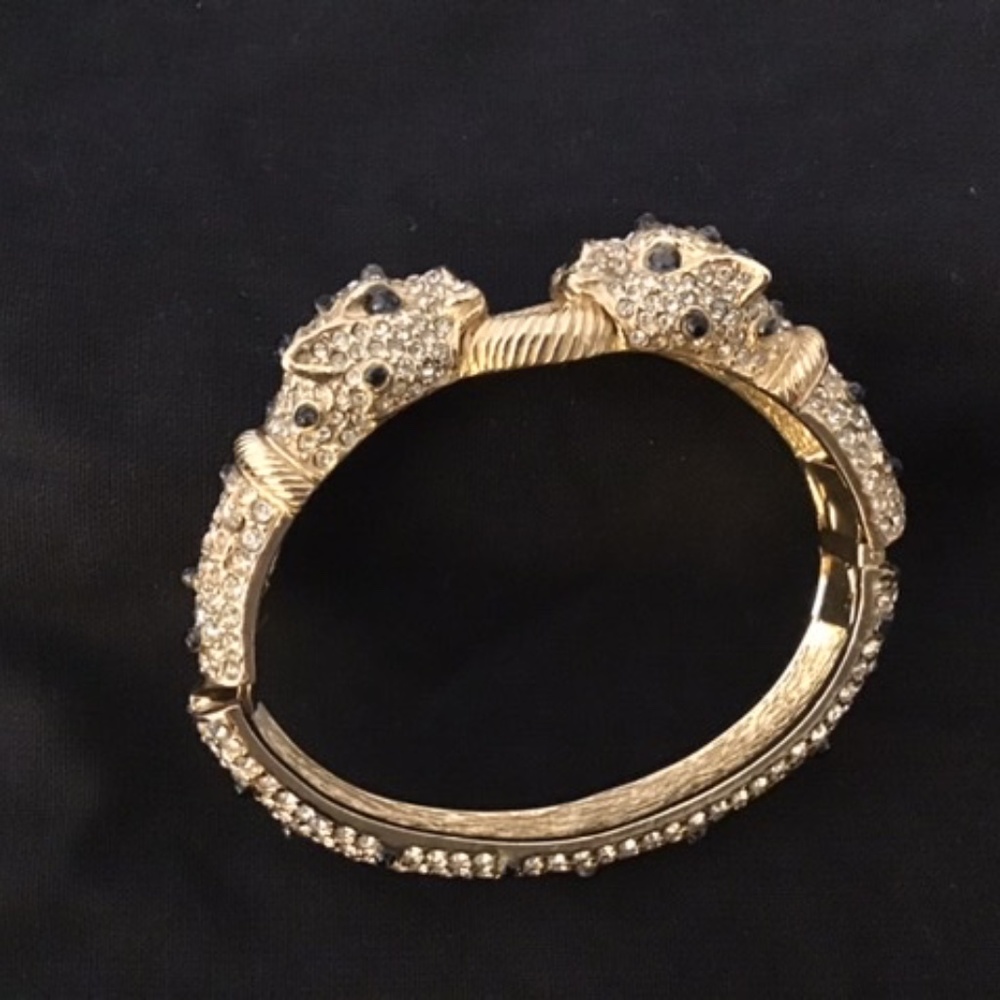 Vintage Ciner double panther bracelet